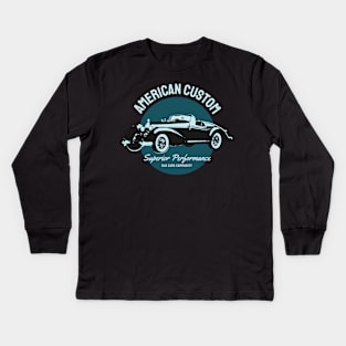 American Vintage Cars Kids Long Sleeve T-Shirt